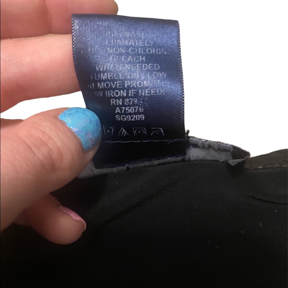 Susan Graver black crew neck top - Picture 4 of 8